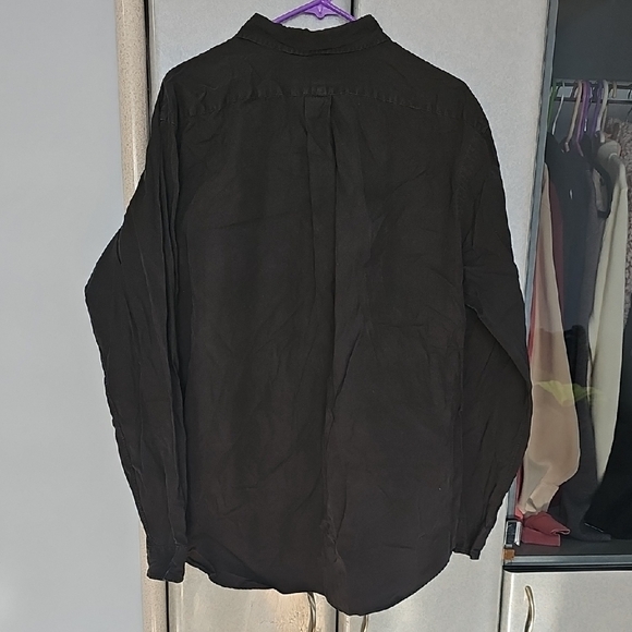 Ralph Lauren Black Casual Button Down Classic Fit Garment Dyed Shirt, XL - Picture 7 of 7